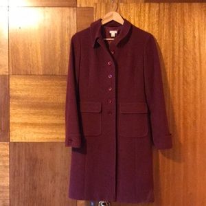 Burgundy Winter Coat